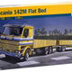 Plastic Kits ITALERI 1/24 Scania 142M Flat Bed Truck & Trailer Plastic Model Kit