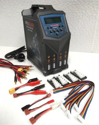 Charger GT-X4 Quattro 4 output charger AC/DC (240/12V)