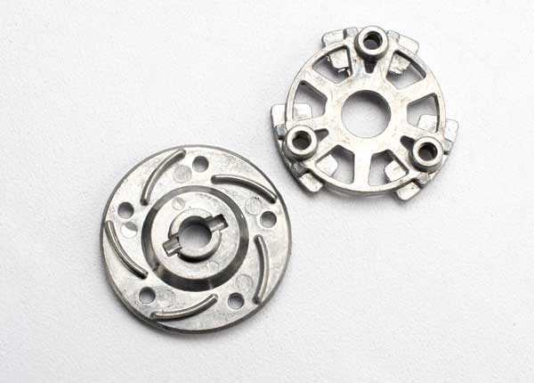 Parts Traxxas Slipper pressure plate & hub (aluminum alloy)  (Bandit, Rustler, Slash)