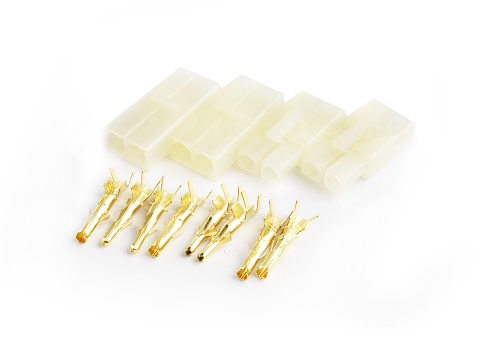 General Gforce Tamiya connector with gold plated pins, Male + Female (2pairs)