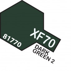 Paint Tamiya Color Mini Acrylic Paint XF-70 Flat Dark Green 2