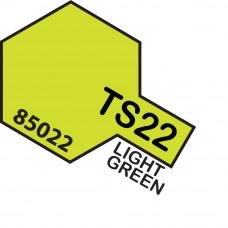 Paint Tamiya Color Spray for Plastics TS-22 Light Green. 100ml Spray Can