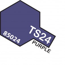 Paint Tamiya Color Spray for Plastics TS-24 Purple. 100ml Spray Can