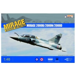 Plastic Kits KINETIC (n) 1/48 Mirage 2000 B/D/N