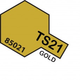 Paint Tamiya Color Spray for Plastics TS-21 Gold. 100ml Spray Can