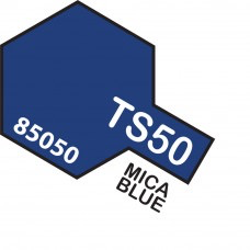 Paint Tamiya Color Spray for Plastics TS-50 Mica Blue. 100ml Spray Can