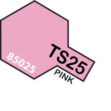 Paint Tamiya Color Spray for Plastics TS-25 Pink. 100ml Spray Can