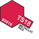 Paint Tamiya Color Spray for Plastics TS-18 Metallic Red. 100ml Spray Can