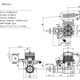 Engine Air 2S OS Engines MAX 25FX-II Nitro Aircraft Engine, .25 Size w/ 892 Silencer