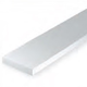 Static Models EVERGREEN 189 White Styrene Strip .125 X .250 (Pack 5)