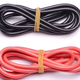 General Red & Black Silicon Wire 12AWG Heatproof Soft Silicone Silica Gel Wire Cable (per M)