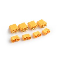 General Tornado RC XT90 Gold Connector, (Female bullet with male housing) (4pcs)