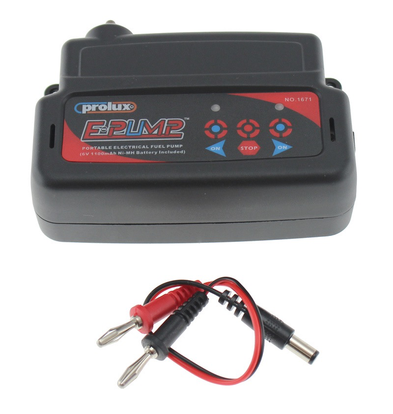 General PROLUX Electric Fuel Pump  W/Built In Rechargable Battery & Charge Lead