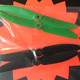 Prop Quad Plastic Prop 5 x 3 CW/CCW/Pack. 2 Blade. Pack Green & Pack Black