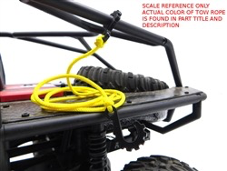 Parts RCMart Gear Head RC 24inch Tow Rope w/ Hooks Desert Camo For Axial Wraith Honcho Jeep JK Yeti