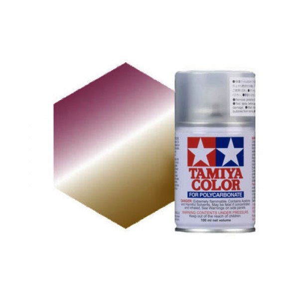 Paint Tamiya Color Spray for Polycarbonate PS-47 Iridescent Pink/Gold. 100ml Spray Can