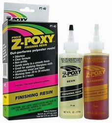 Glue Pacer Finishing Resin, Z-Poxy 12Oz