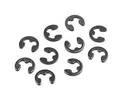 General E-clips, 3.2mm, Spring Steel (10pcs)