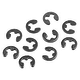 General Gforce E-clips, 5mm, Spring Steel (10pcs)