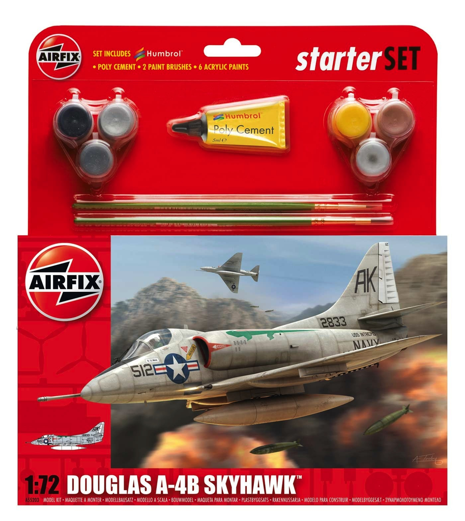Plastic Kits Airfix Douglas A4-B Skyhawk Starter Set 1:72