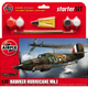 Plastic Kits Airfix Hawker Hurricane MkI Starter Set 1:72