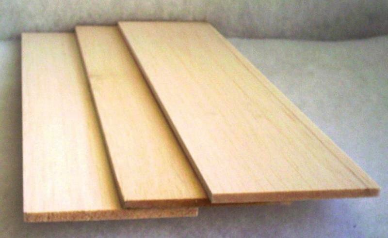 Wood Balsa Balsa Sheet 3/32x4x48 (2.5x100x1220)
