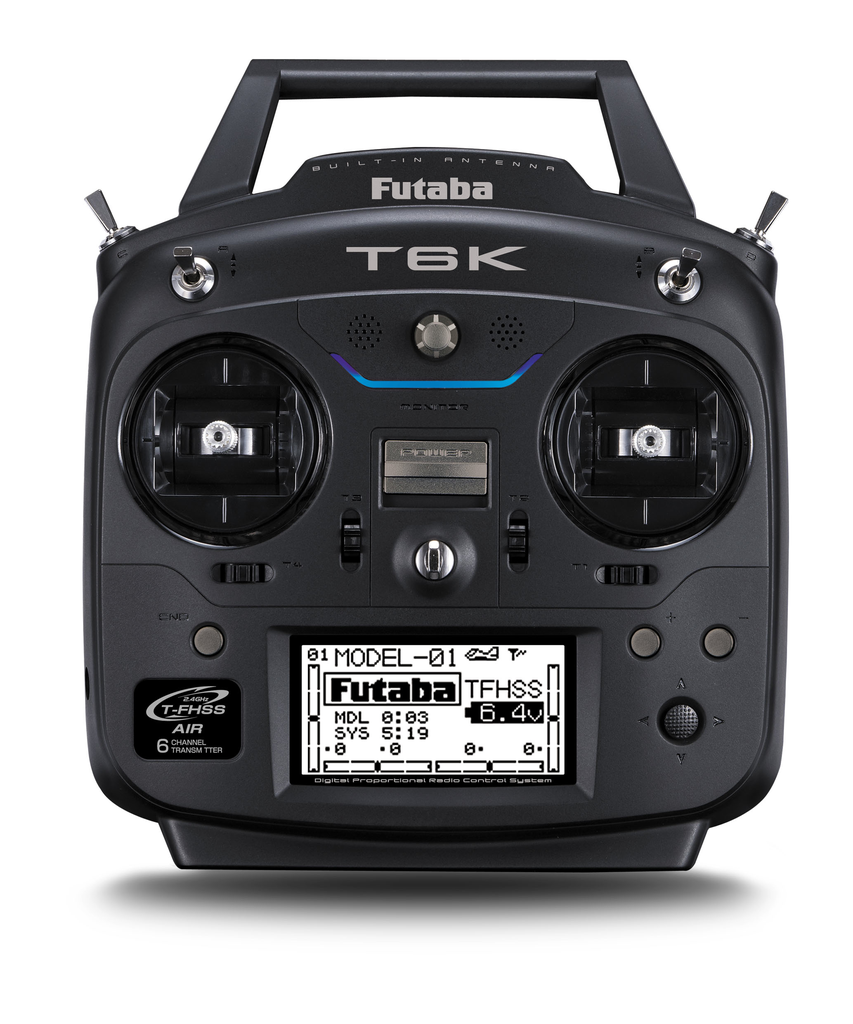 Radio 2.4 Futaba T6K 8ch FHSS Inc R3006SB Mode1