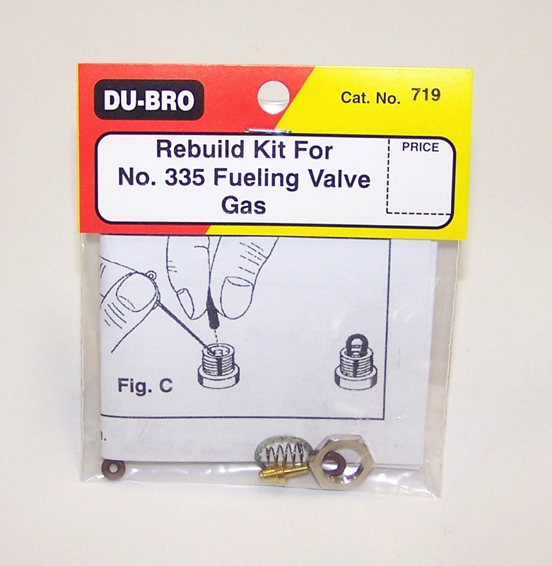 General Dubro Rebuild Kit #335 Fuel Gas Valve (1 Pc/Pack)