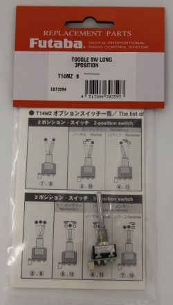 Parts Futaba Toggle Switch Top 3TFL101DE (3-Pos Toggle Long) (14MZ)