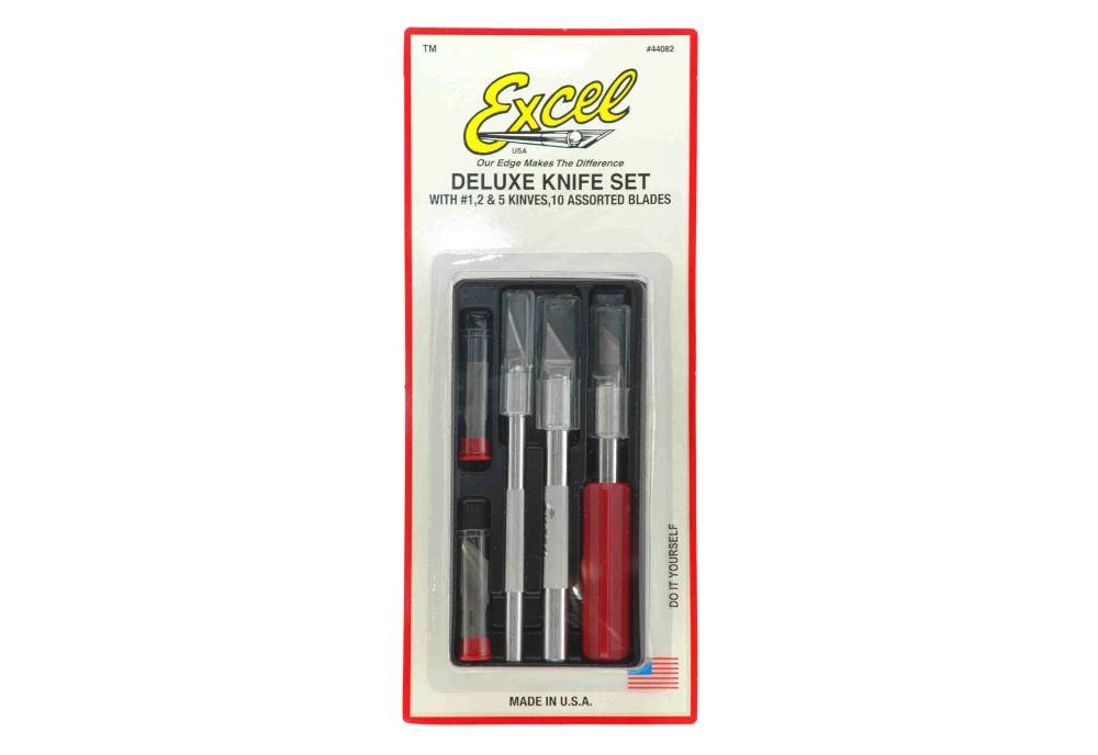 General EXCEL Hobby Knife Set - Plastic Tray