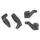 Parts HBX- Steering Knuckles (Left/Right) & Rear Hub Carriers (Left/Right) (8P) suit Vortex buggy