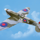 Aircraft Glow Black Horse Spitfire 40/46 ARF Glow/EP