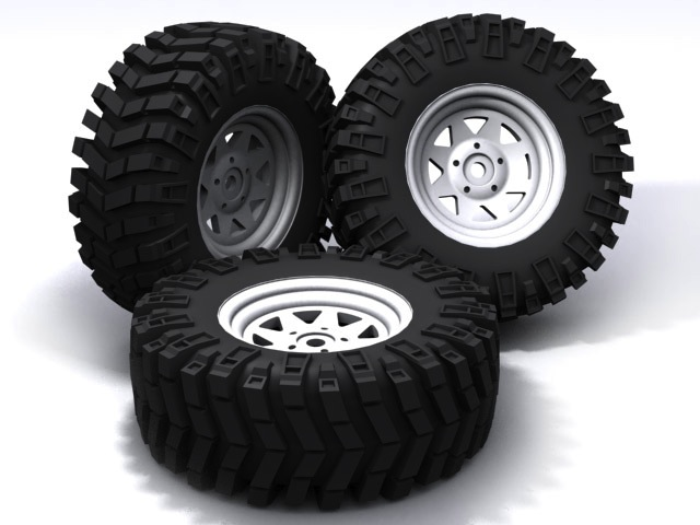 Wheels RC4WD 2x Prowler XS Scale 1.9 Tires