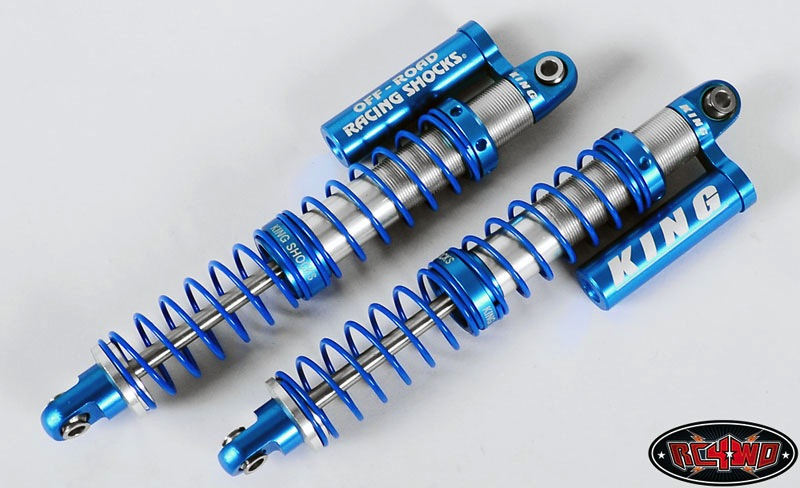 Parts RC4WD King Off-Road Scale Piggyback Shocks w/Faux Reservoir (100mm)
