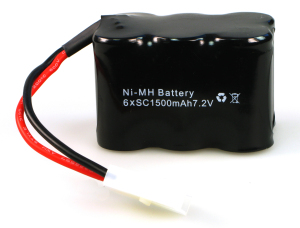 Battery NiCd HBX 7.2V 1500mA NICAD Battery Pack For Rockfighter1/10