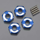 Parts Traxxas Wheel hubs, Hex, 6061-T6 Aluminum (blue) 13mm 6.3mm Shaft suit Slash