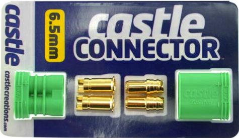 General Castle Creations 6.5mm Polarized Bullet Connector Set (MaleFemale)