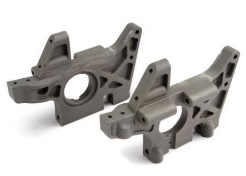 Parts Traxxas Bulkheads (l & R) Front) (Grey) E-Maxx