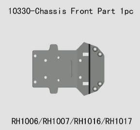 Parts RIVERHOBBY Bulldog/Spirit/Cobra Chassis Front Part