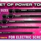 Tools Hudy Set Of Power Tool Tips 2.0, 2.5, 3.0mm + 4.0, 5.8 Phillips