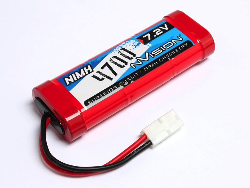 Battery NiMh NVISION Nimh 4700mah 7.2v w/Tamiya Plug
