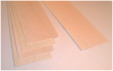 Wood Balsa Balsa Sheet 3/8x4x36 (9.5x100x915mm)