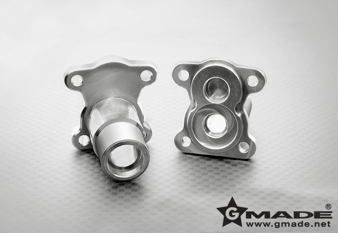 Parts Gmade Aluminum Straight Axle adapter (2) for R1