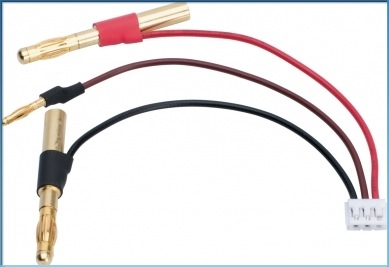 Battery LiPo LRP LiPo Hardcase balancing adapter - 4/2mm female plug to EHR plug