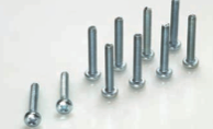 Metal Acc Gforce Pan head screw, M2,5X12, Galvanized Steel (10pcs)