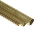 Metal Acc KS Tube Brass 1/4 x 12