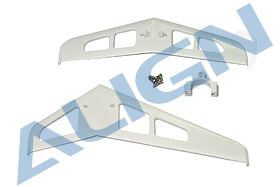 Heli Elect Parts TRex450 Vertical / Horizontal Stabilizer HS (white)