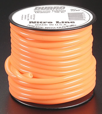 General Dubro Silicone Fuel Tube Nitro Orange 3ft