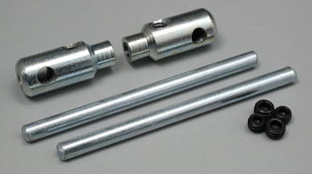 Wheels Dubro E/Z Adjustable Axel, 5/32" X 2" X 2