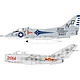 Plastic Kits AIRFIX  Mig 17F Fresco Douglas A-4B Skyhawk Dogfight Double - 1:72 Scale - includes paint,brushes and glue.